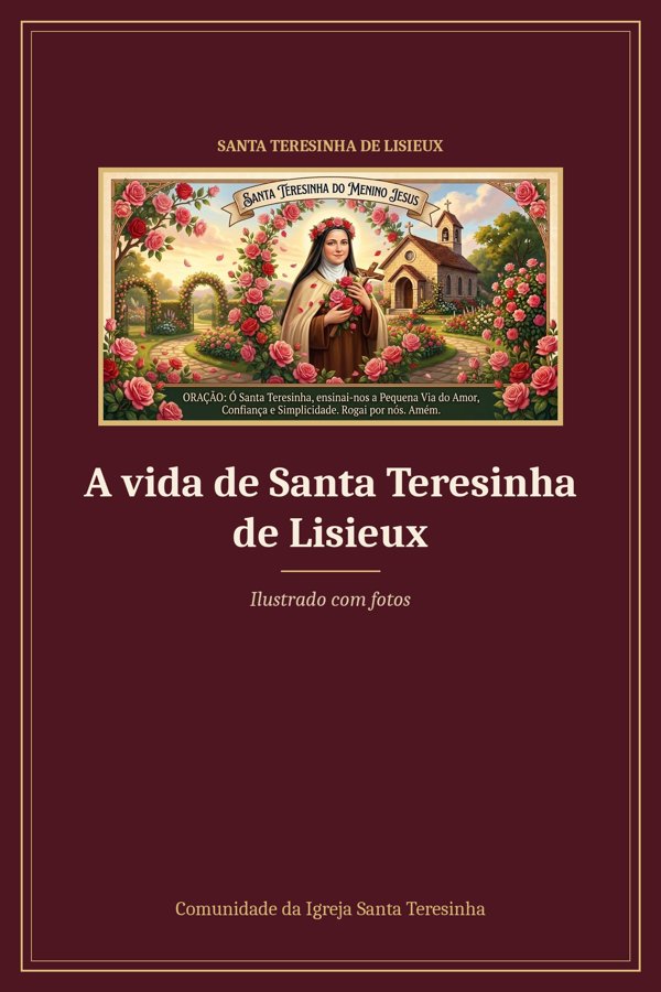 Capa do e-book A vida de Santa Teresinha de Lisieux